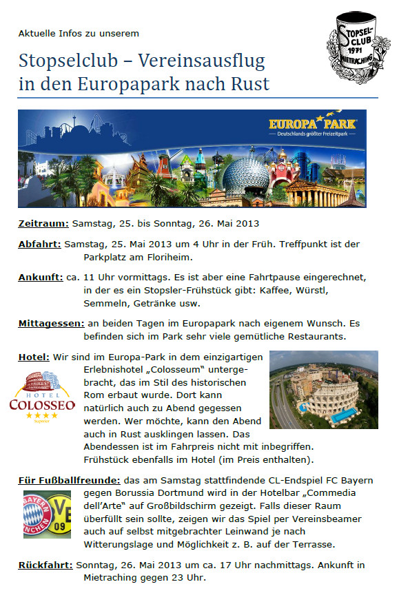 Infoblatt